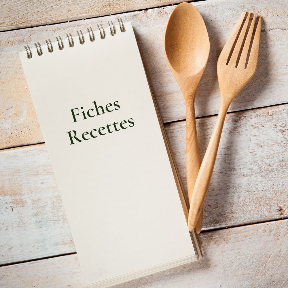 Des fiches recettes associés Des fiches recettes associés