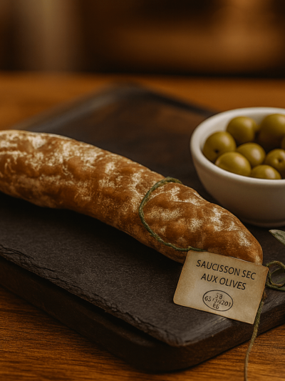 Saucisson aux olives Eilime épicerie
