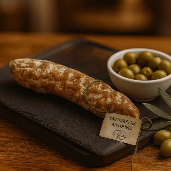 Saucisson aux olives Eilime épicerie