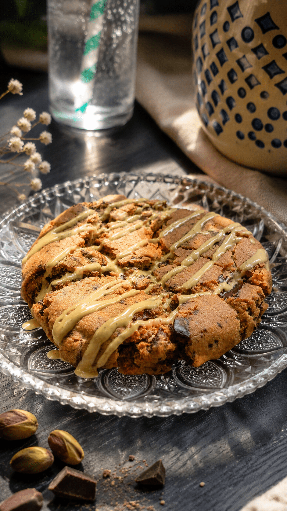 Cookies chocolat pistache Eilime 