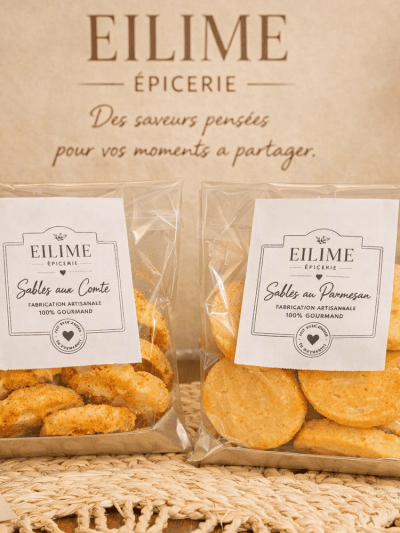 Duo sablés Comté et Parmesan