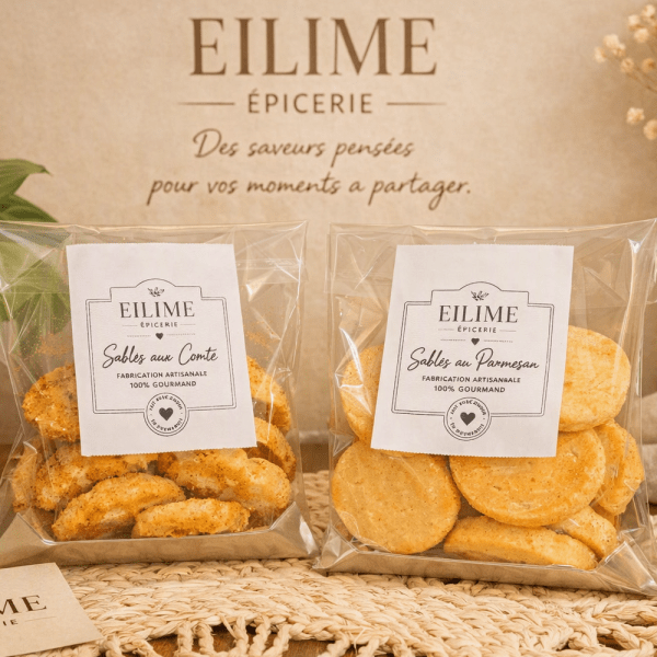 Duo sablés Comté et Parmesan